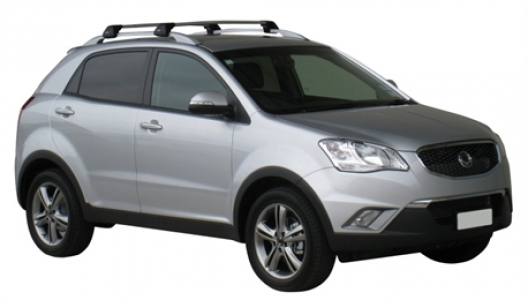 Багажник на рейлинги Whispbar FlushBar SsangYong New Actyon 2011+ рейлинг с просветом